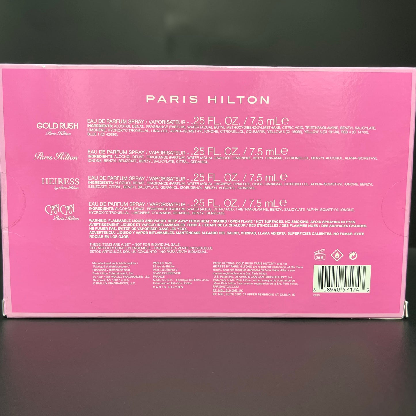 Perfumes minis Paris Hilton