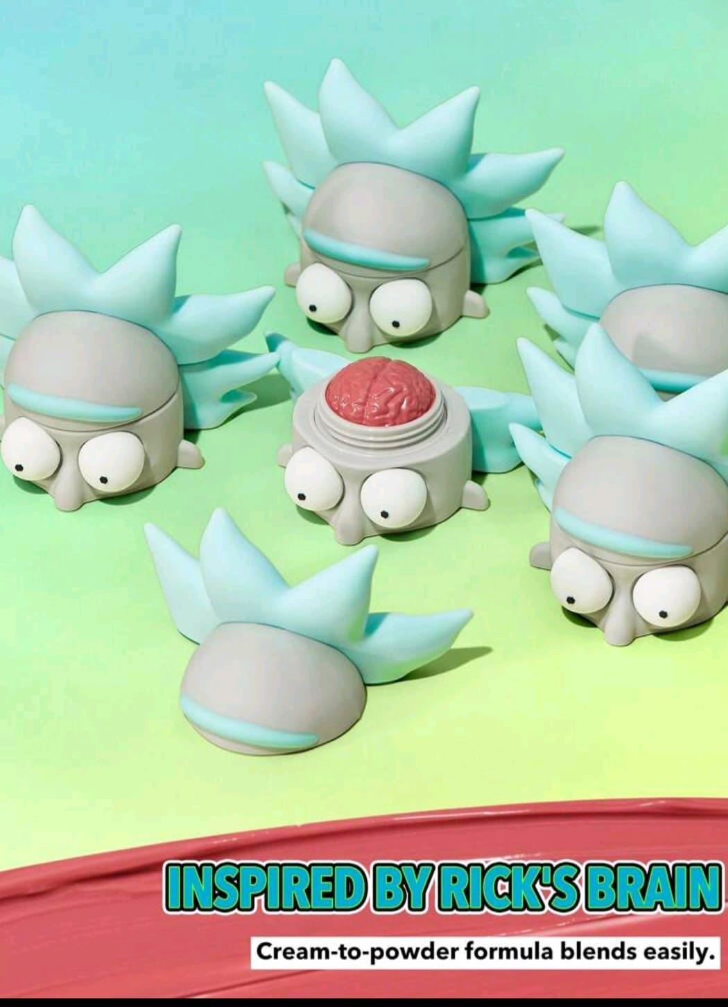 Rubor en crema Rick and Morty