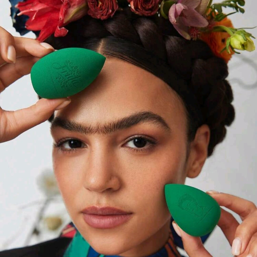 Frida Kahlo 2 piezas Esponja de maquillaje