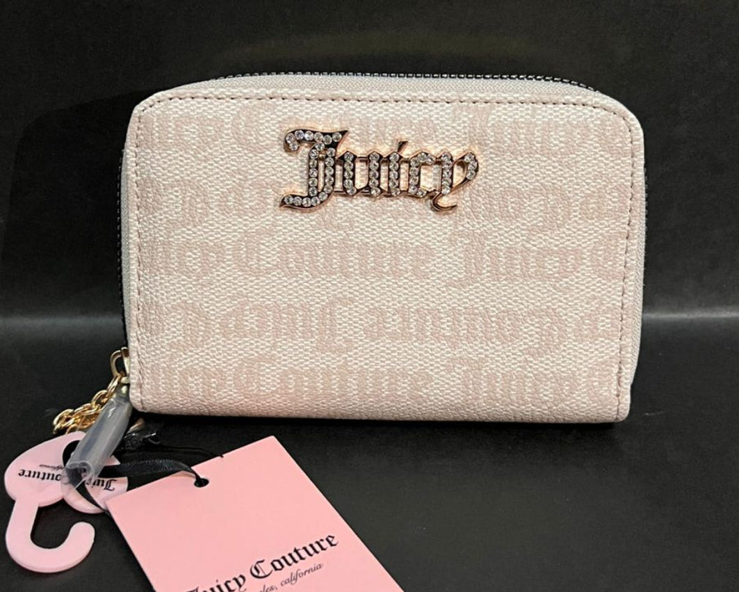 billetera Juicy Couture color crema