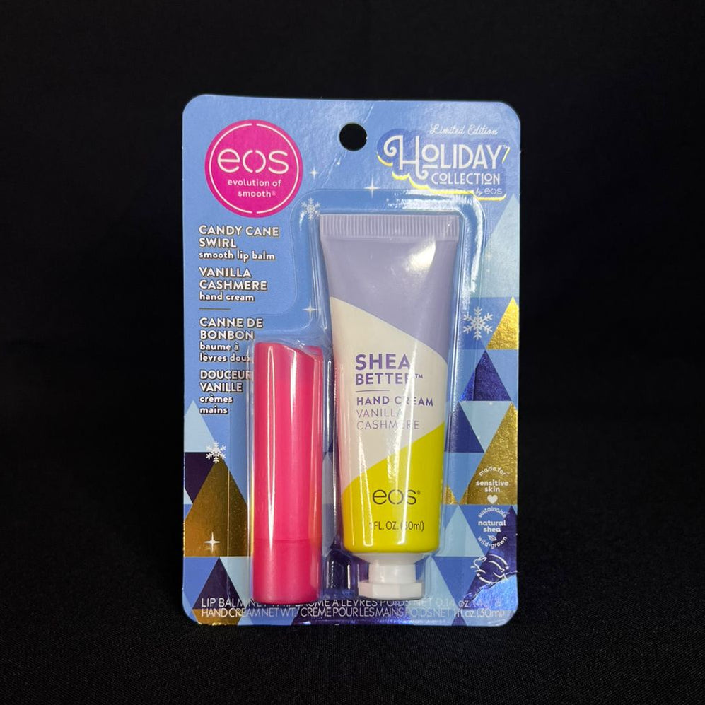 Eos Labial EOS Candy Cane Swirl + Crema de manos Shea Better Vanilla Cashmere