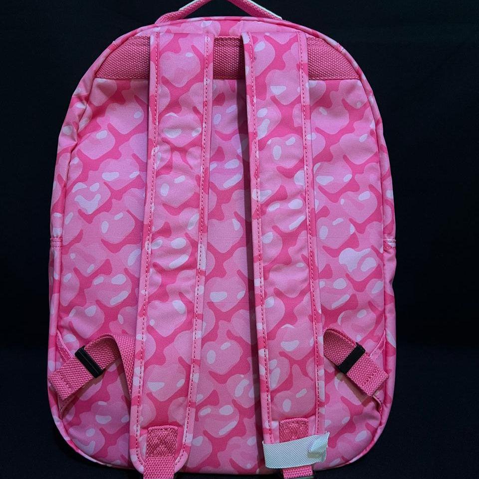 Bulto rosado estampado