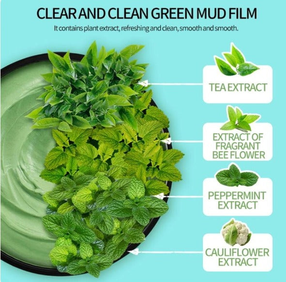 Skincare BIOAQUA Clear and Hydrating Two-color Mud Film