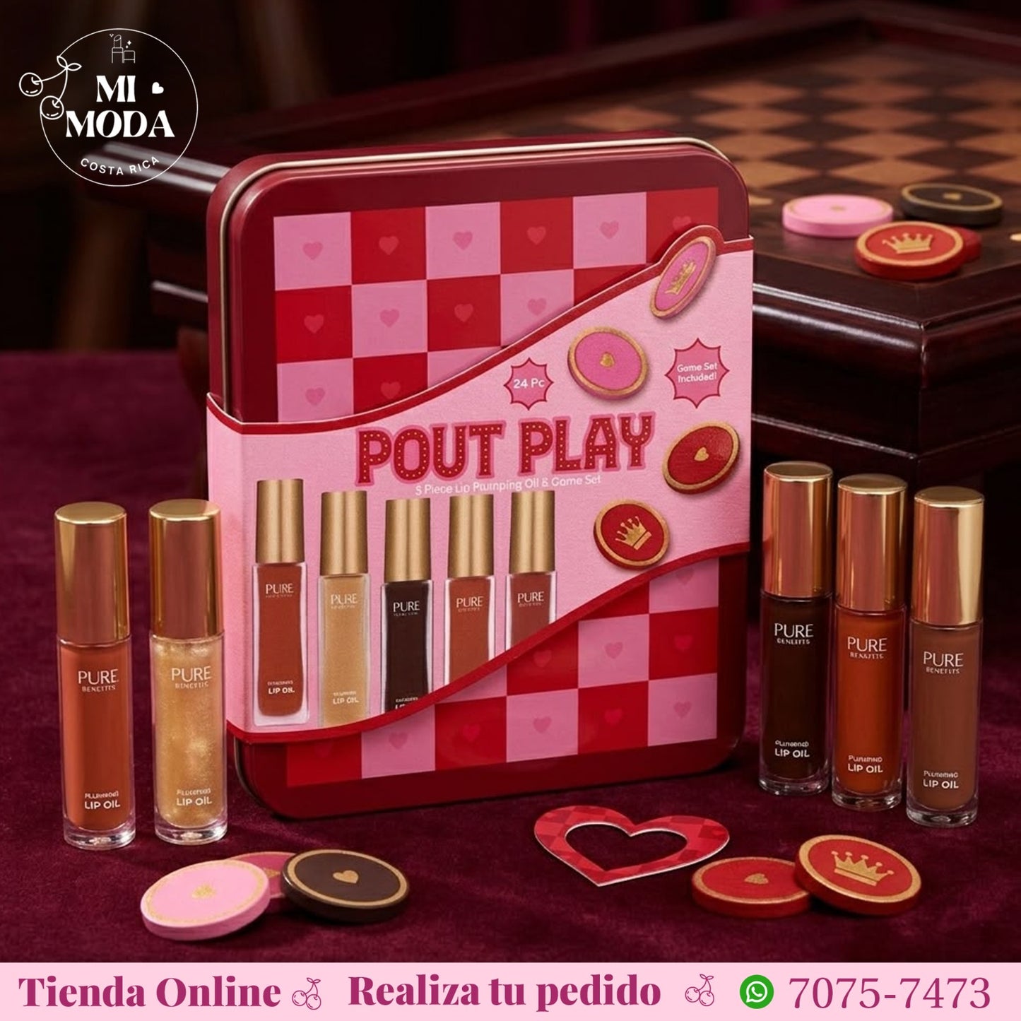 Brillo Labial Set Pout Play
