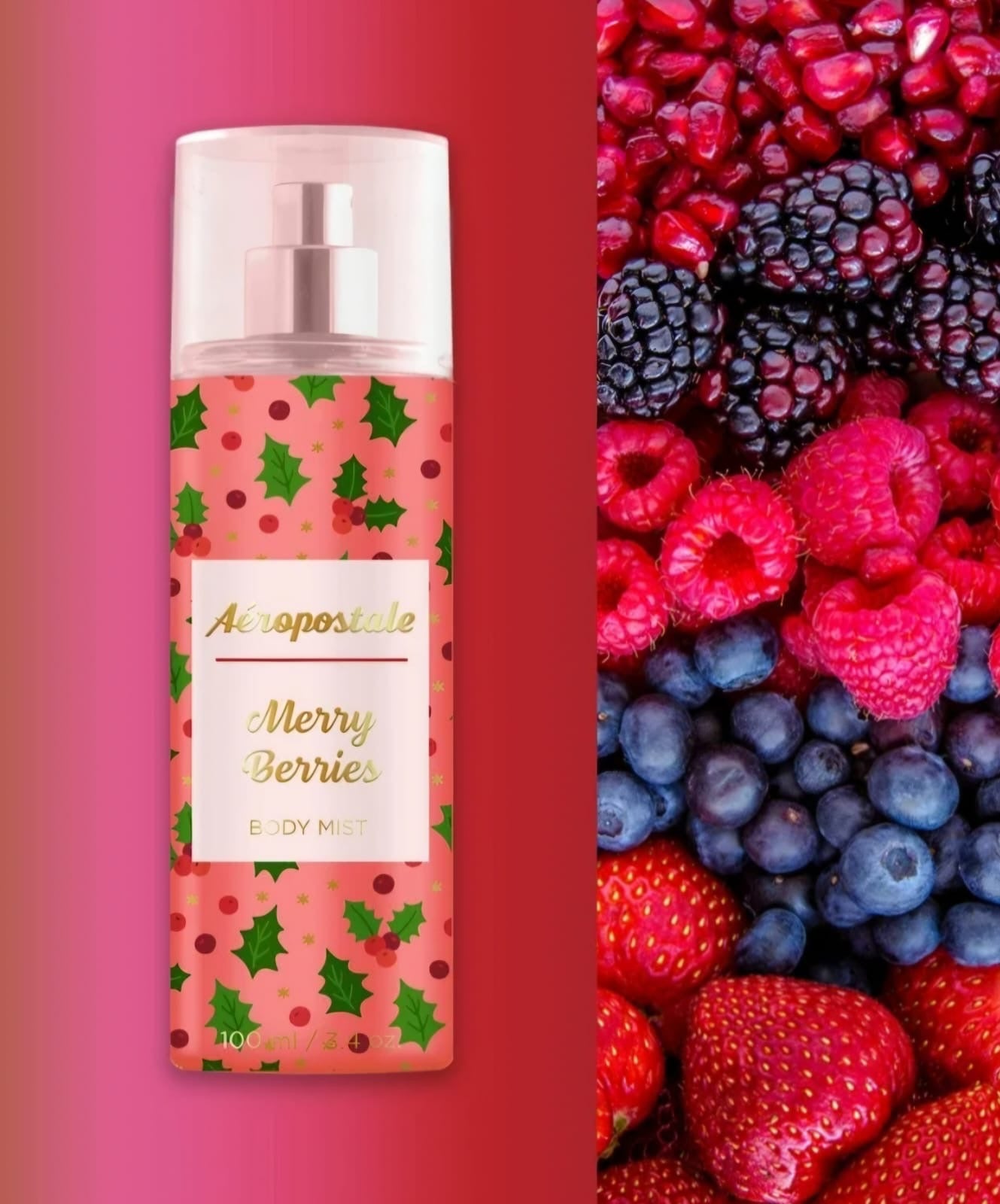 Aeropostale Winter Wonders Juego de Fragancia de Coffret con Niebla Corporal Afrutada de 100ml