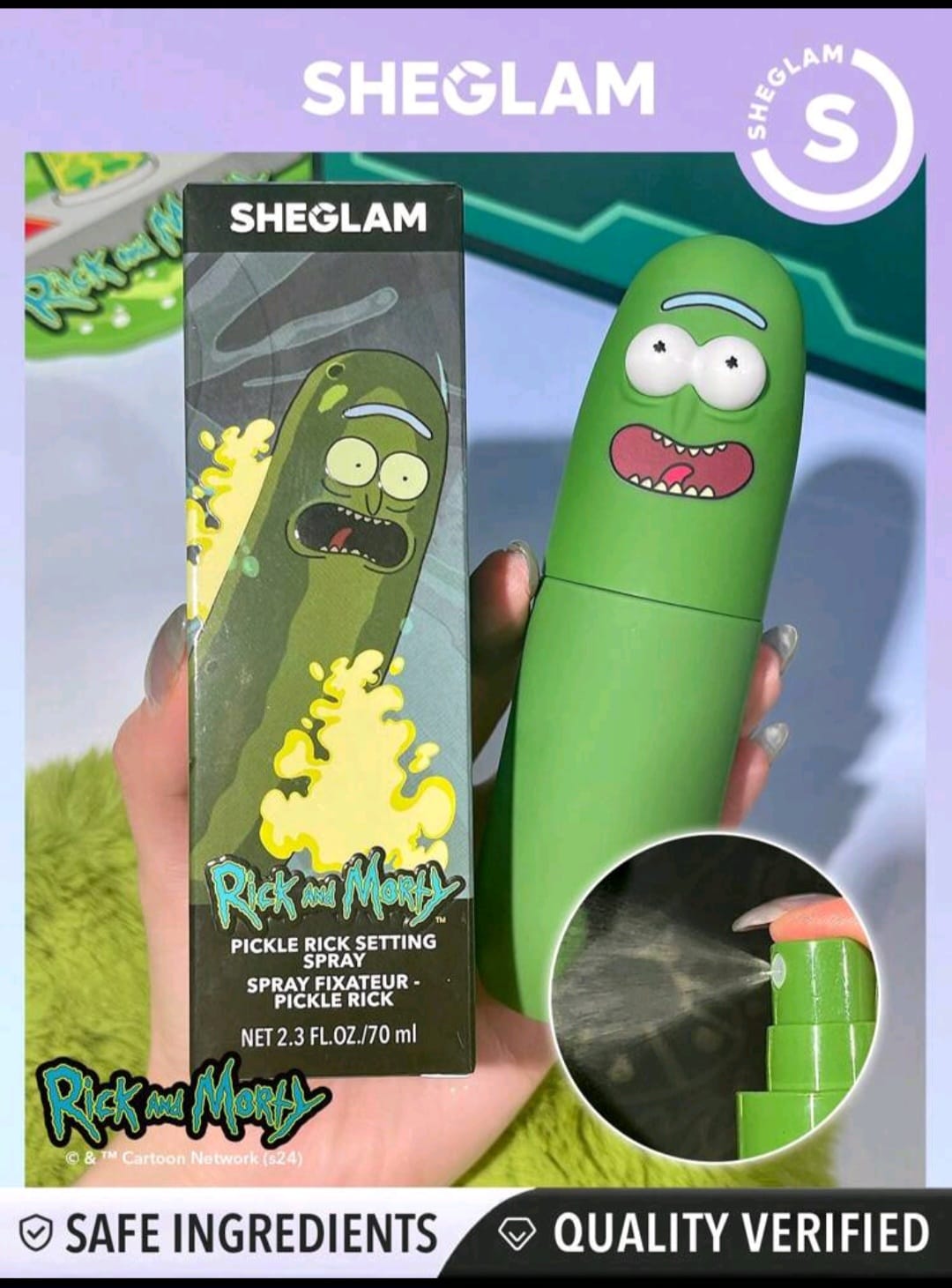 Rick and Morty Spray fijador