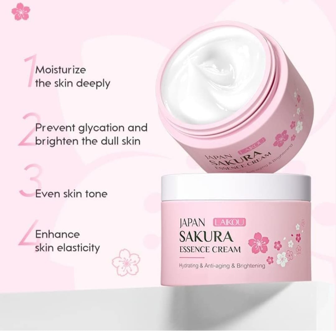 AKARY Crema facial Sakura suero de vitamina C