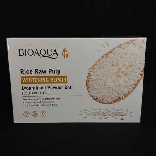 Skincare BIOAQUA Rice Raw Pulp Whitening Repair – Set de Arroz Liofilizado