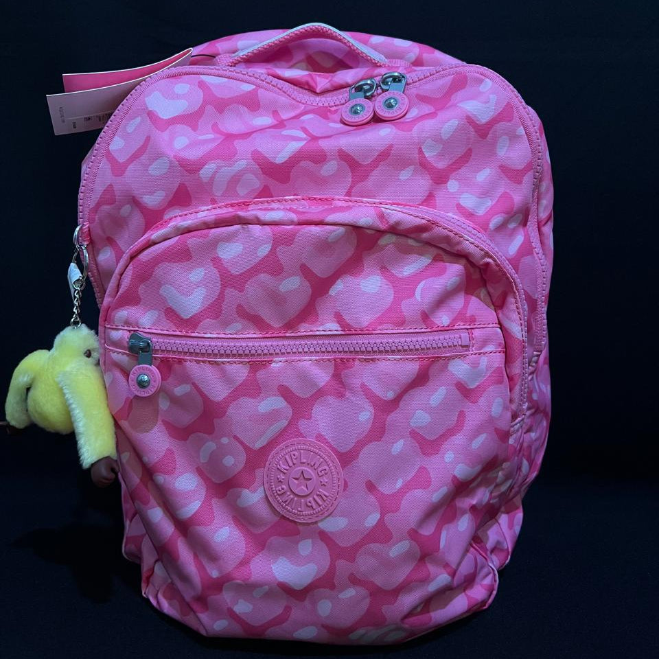 Bulto rosado estampado
