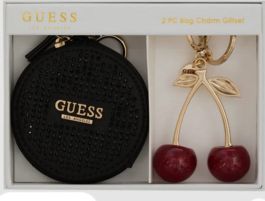 Monedero Guess con llavero de cereza 🍒